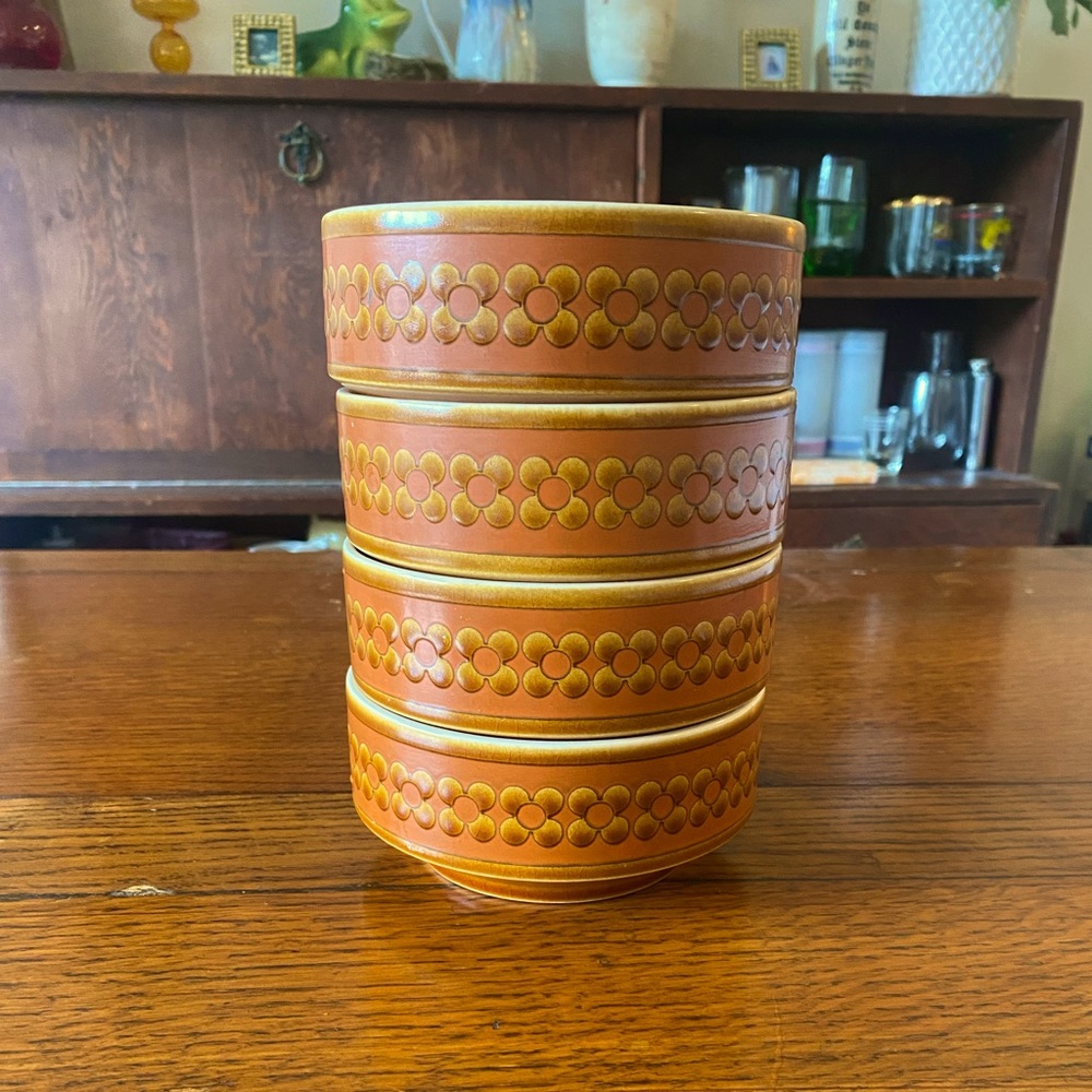 SOLD Vintage Hornsea stoneware cereal bowls